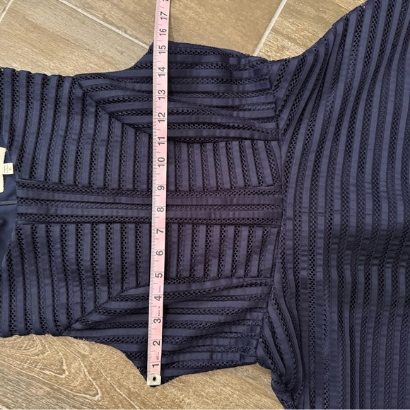 Sophia + Zeke Navy Fit and Flare Cocktail Mini Dress - Picture 8 of 10